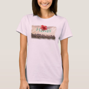T-shirt Chemise d'Hawaï de plage de Waikiki