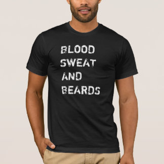 T-shirt Chemise d'hockey de finale de sueur et de barbe de
