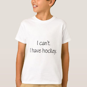 T-shirt Chemise d'hockey d'enfants