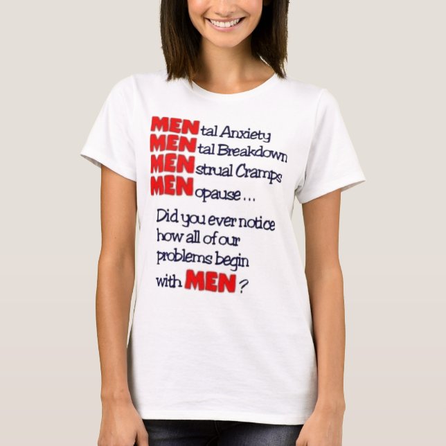 T-shirt chemise d'hommes (4 femmes) (Devant)