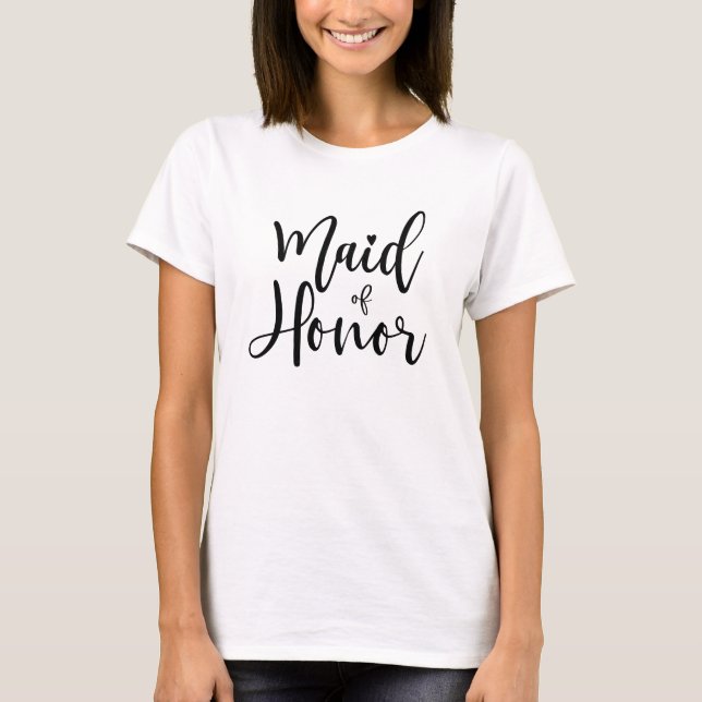 T-shirt Chemise d'honneur pour la fête de batchelorette nu (Devant)