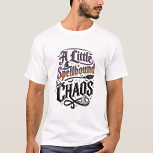 T-shirt Chemise d'humour de sorcière avec typographie Spel