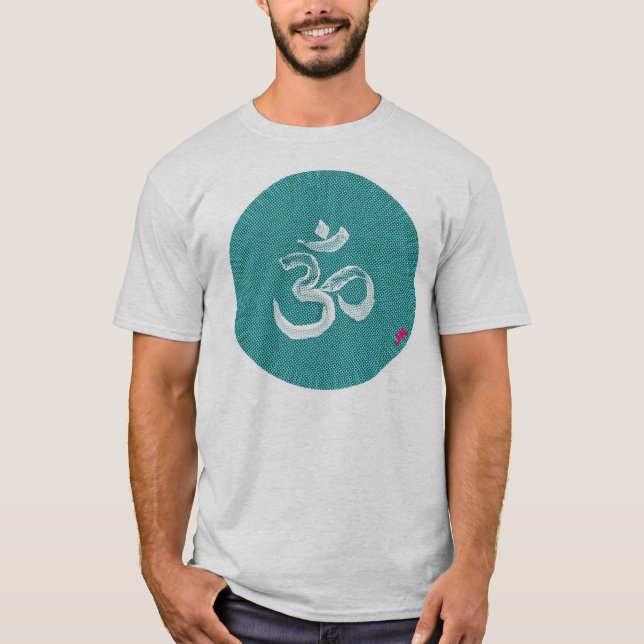 T-shirt Chemise d'image tramée d'OM (Devant)