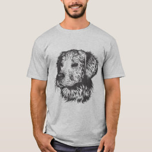 T-shirt "Chemise d'impression de chien adorable pour les a
