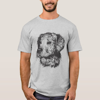 T-shirt "Chemise d'impression de chien adorable pour les a