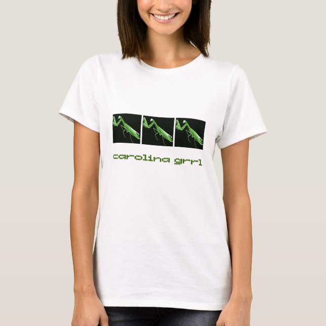 T-shirt Chemise d'insecte d'état de la Caroline Grrl (Devant)