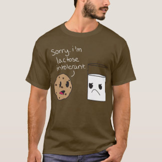 T-shirt Chemise d'intolérance au lactose