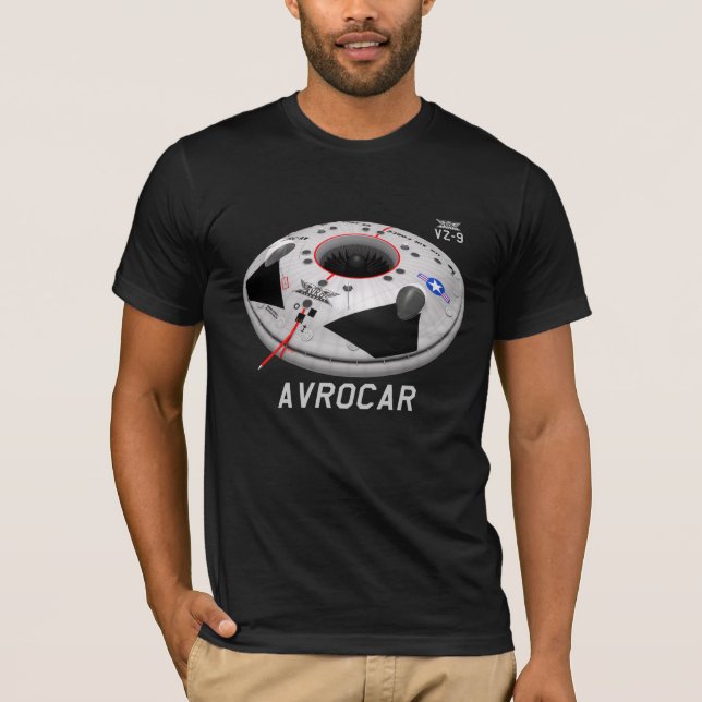 T-shirt Chemise d'obscurité d'Avrocar (Devant)