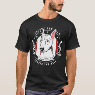 T-shirt Chemise d'obscurité de bull-terrier