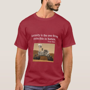 T-shirt Chemise d'obscurité de la NASA 2012 de curiosité