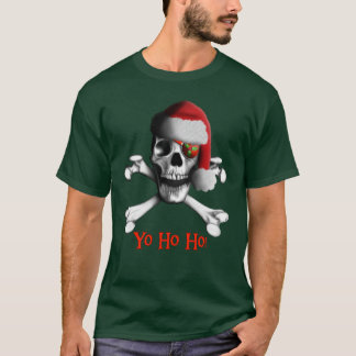 T-shirt Chemise d'obscurité de pirate de Noël