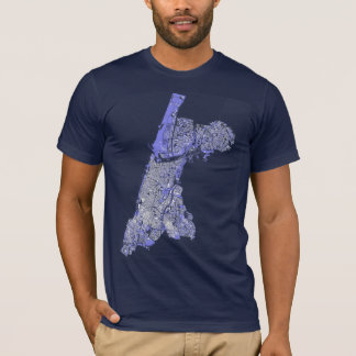 T-shirt Chemise d'obscurité de Tel Aviv