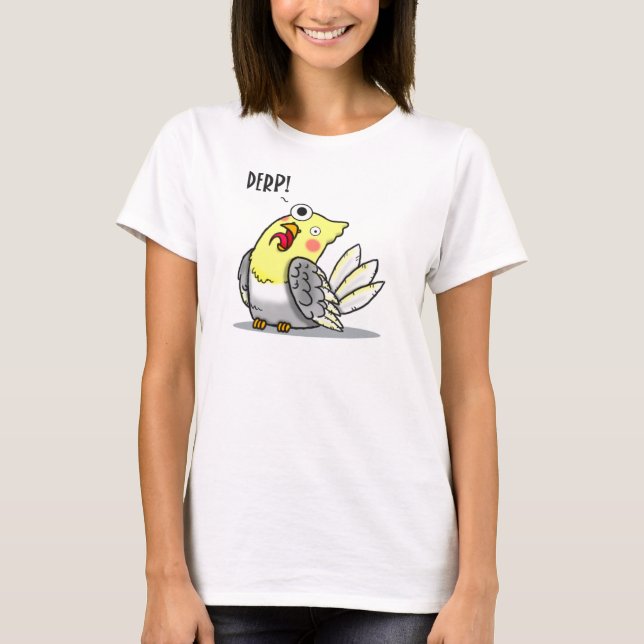 T-shirt Chemise d'oiseau de Derp (Devant)