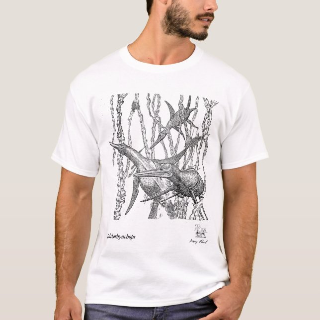 T-shirt Chemise Dolichorhynchops Gregory Paul de dinosaure (Devant)
