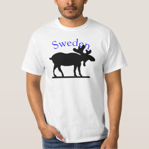 T-shirt Chemise d'orignaux de la Suède
