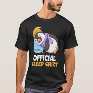 T-shirt Chemise Dormir Du Pingouin Drôle