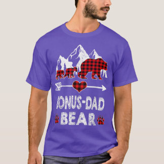 T-shirt Chemise d'ours Bonus-Papa, Buffalo Rouge Plaid Bon