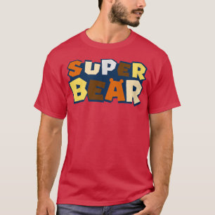 T-shirt Chemise d'ours gay avec drapeau d'ours Super Bea
