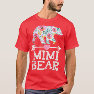 T-shirt Chemise d'ours Mimi Floral Famille des mères cadea