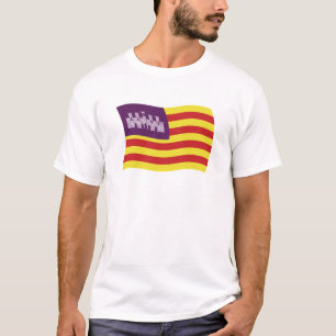 T-shirt Chemise Drapeau des Îles Baléares