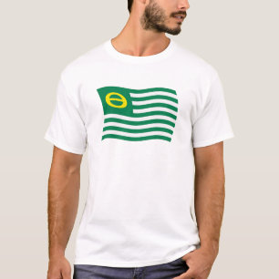 T-shirt Chemise Drapeau Du Mouvement Écologique