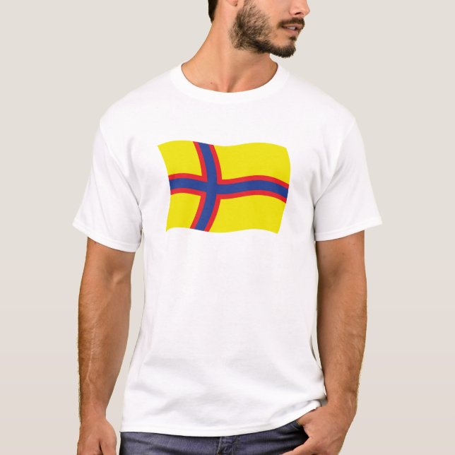 T-shirt Chemise Drapeau Ingrian Finns (Devant)