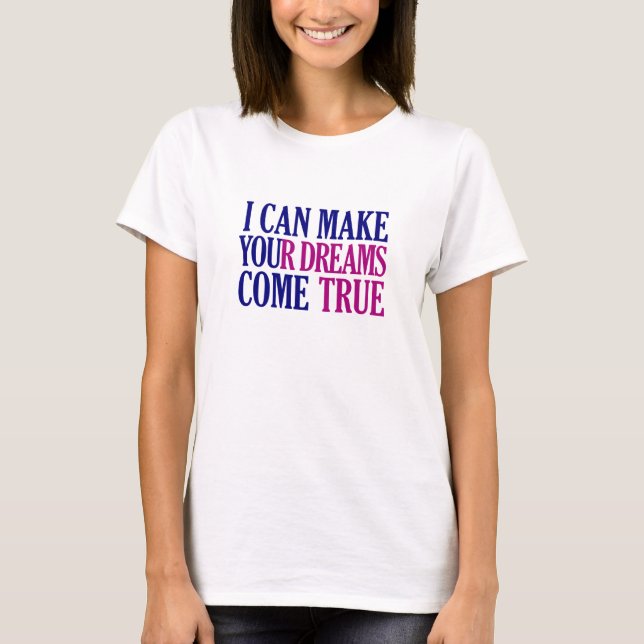 T-shirt Chemise Dream Maker - choisir style et couleur (Devant)