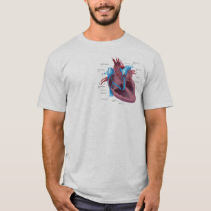T-shirt Chemise drôle d'anatomie de coeur