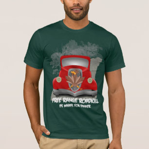 T-shirt Chemise drôle d'animal tué sur une route