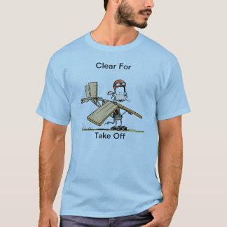 T-shirt Chemise drôle de bande dessinée d'aviation
