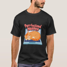 Chemise drôle de chat – Dormeuse professionnelle d