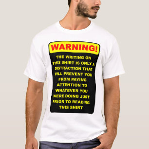 T-shirt Chemise drôle de distraction