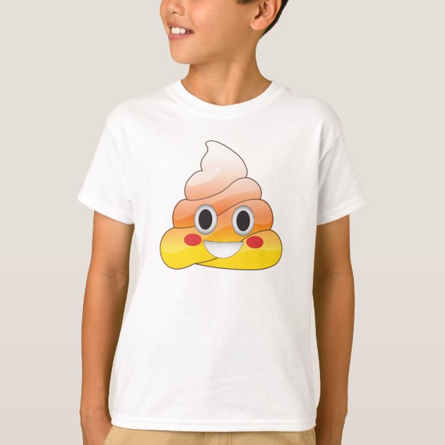T-shirt Chemise drôle de dunette d'Emoji de bonbons au (Devant)