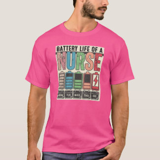 T-shirt Chemise drôle de durée de vie de batterie d'infirm