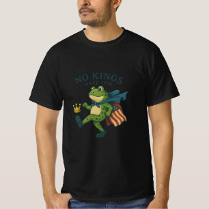 T-shirt Chemise drôle de grenouille américaine « Pas de ro