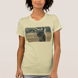 T-shirt Chemise drôle de lama, bonjour Dalai (LAMA de