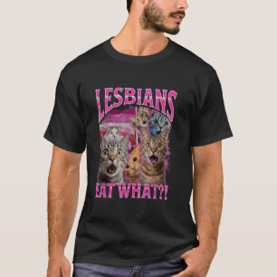 T-shirt Chemise drôle de lesbiennes propriétaire de chat l