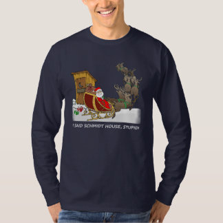 T-shirt Chemise drôle de Noël de Chambre de Schmidt