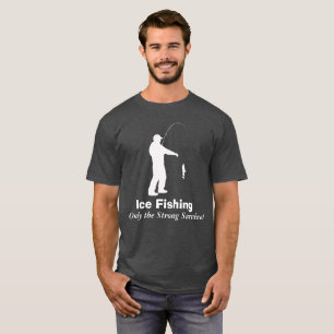 T-shirt Chemise drôle de pêche de glace