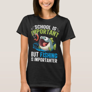 T-shirt Chemise drôle de pêche dessin animé - Tee-shirt de
