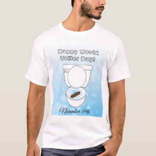 T-shirt Chemise drôle de vacances du monde de jour heureux