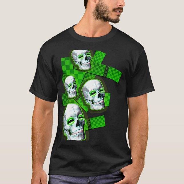 T-shirt chemise drôle de zombi de zombis de vampires de (Devant)