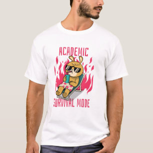 T-shirt Chemise drôle d'étudiant Mode de survie académique