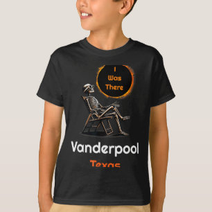 T-shirt Chemise Drôle Éclipse Solaire Vanderpool Texas Là