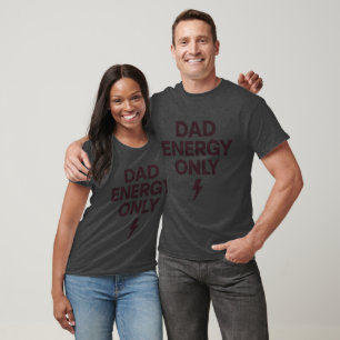 T-shirt Chemise drôle minimaliste pour papa avec énergie p