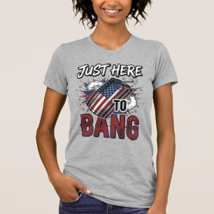 T-shirt Chemise drôle patriotique pétard vintage 4 juillet