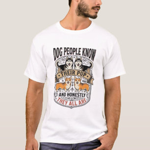 T-shirt Chemise drôle pour amateur de chien avec débat vin