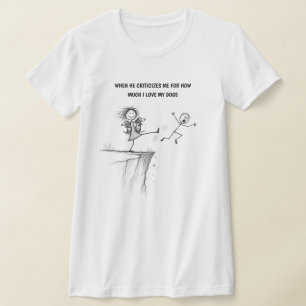 T-shirt Chemise drôle pour amateur de chiens