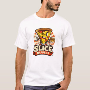 T-shirt Chemise drôle pour amateur de pizza – Une tranche