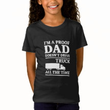 Chemise drôle pour enfants de chauffeurs routiers